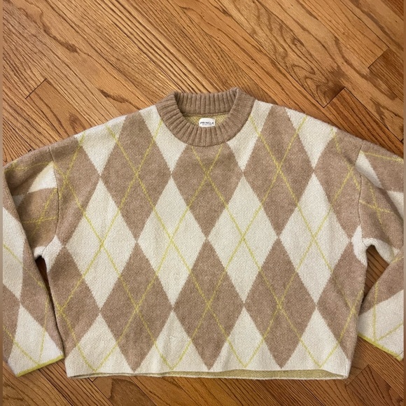 Pringle of Scotland x H&M patterned sweater, size S, various beige colors - Picture 2 of 4